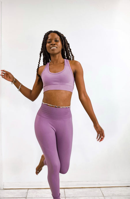 Lavender Yoga Set